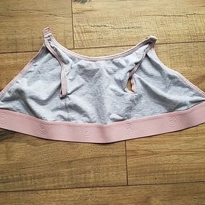 Nursing/pumping bra clip on